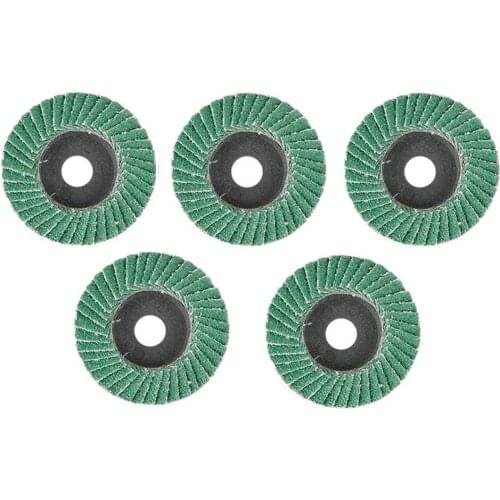 5pcs Flat Flap Discs 50mm 2 Inch Sanding Discs 80 Grit Grinding Wheels Blades Wood Cutting For Angle Grinder