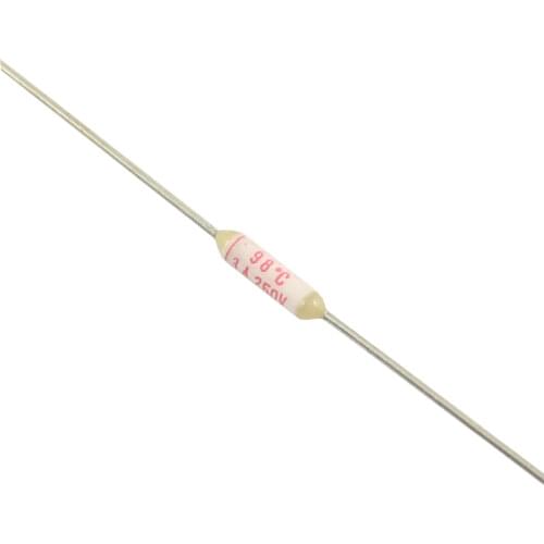 10pcs Microtemp Thermal Fuse 98 Degree TF Cutoff 250V 3A