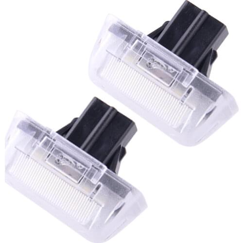 86VB13550AH 86VB13550AJ 86VB13550AK 2Pcs License Number Plate Light Lamp Fit For Ford Transit Bus Box Van Connect Tourneo