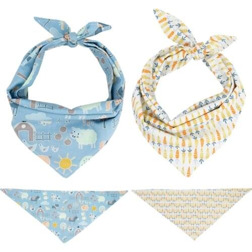 Dog Bandana Reversible Bandana Tie on Bandana Dog Scarf Pet Dog Accessory for Gifts