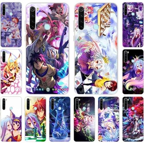 No Game No Life Anime Silicone Soft TPU Phone Case For Xiaomi Redmi Note 10 8 9 Pro Max 9T 9s 7 9A 9C 8T 7a 6 6A S2 K20 Cover