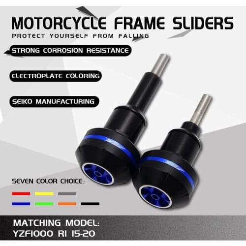 For YZF-R1 YZF-R1M R1M 2015 2016 2017 2018 2019 2020 CNC Aluminum Frame Slider Fairing Guard Crash Pad Side Protector