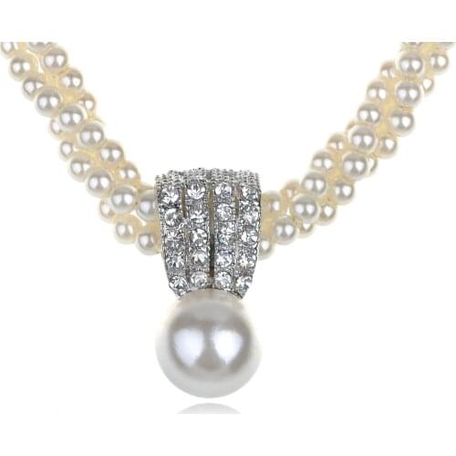 Женские ожерелья из жемчуга Feinuhan China At AliExpress