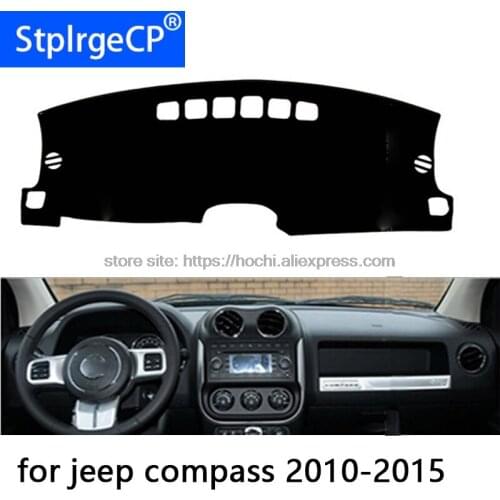 HochiTech for Jeep compass 2010-2015 dashboard mat Protective pad Shade Cushion Photophobism Pad car styling accessories