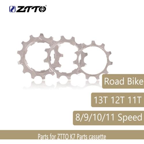 1pcs bicycle Cassette Cog Road Bike MTB 8 9 10 11 Speed 11T 12T 13T Freewheel Parts for ZTTO K7 Parts cassette