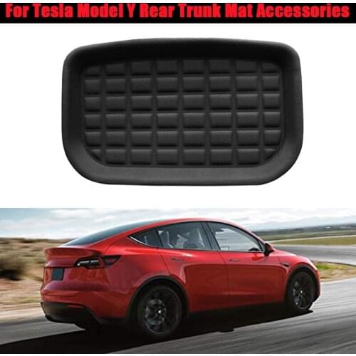 Car Rear Trunk Storage Mats Cargo Tray Mat Accessories for Tesla Model Y 2021 Trunk Mat