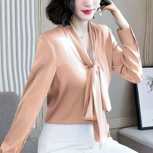 LDKVGSU Womens Satin Shirts