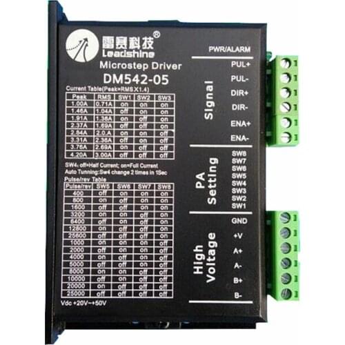 Leisai DM542-05 driver, engraving machine accessory driver, driving 42,57 stepper motor is more stable