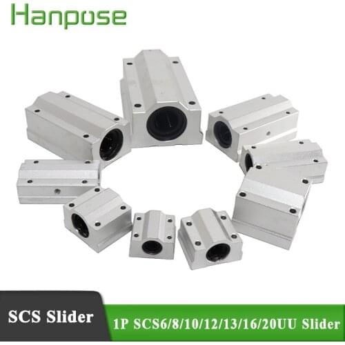 For SBR16 CNC SCS8UU SCS6UU SCS10UU SCS12UU SCS8LUU SCS10LUU SCS16UU Linear Ball Bearing Pellow Bolck Linear unit
