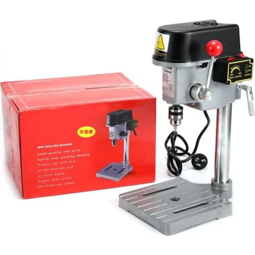 ALLSOME 220V 340W Electric Drill Stand Mini Table Top Bench Drill Stand Holder DIY Bracket Fixed Frame