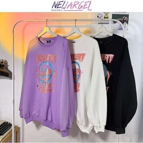 NELLARGEL Women Y2k Kawaii Designer Harajuku Hoodies 2021 Female Korean Fashion Streetwear Sweatshirts Girl Vintage Baggy Hoodie