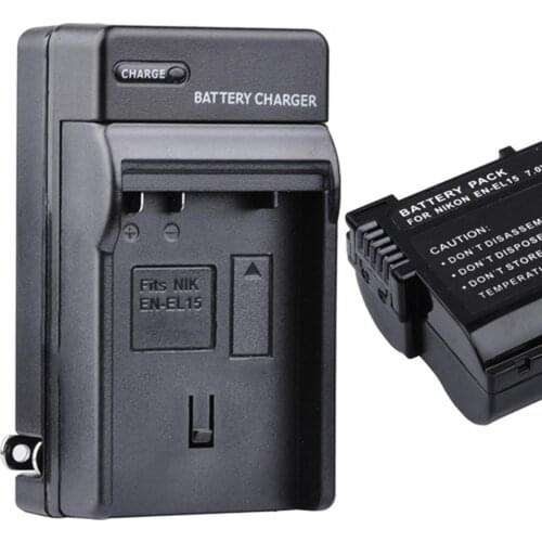 US Plug Portable Travel Camera Battery Charger Adapter for Nikon NIK EN-EL15 dropship