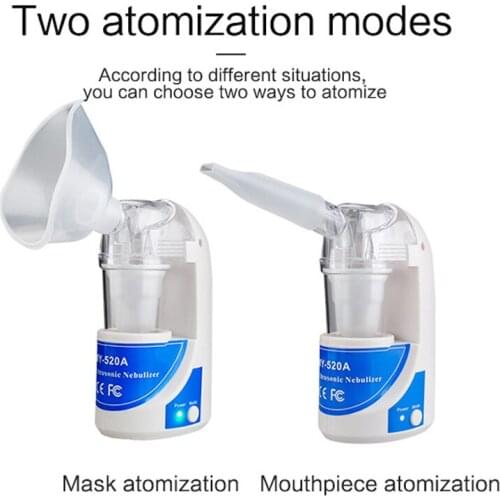 Handheld Ultrasonic Nebulizer Inhaler Medical Mini Automizer Nebulizador Children/Adult Asthma Care Inhaler Health Care