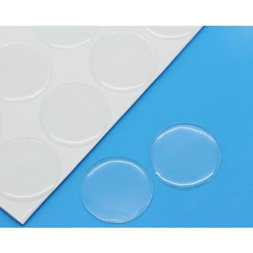 30Pcs Clear Round Resin Epoxy Domes Stickers Cabochons Crafts Embellishments Scrapbook Findings 10mm(3/8")