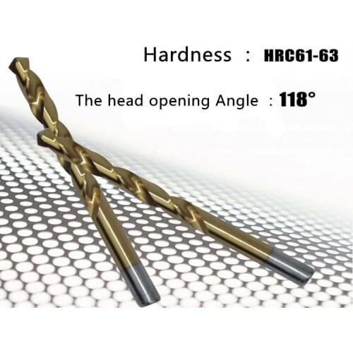 HSS twist drill bit of titanium coating on 3mm