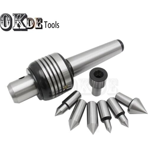 Turning Tools Rotary lathe center suit Morse CNC Lathes MT2 MT3 MT4 MT5 Precision Alloy Lengthened Thimble Live Revolving Lathe