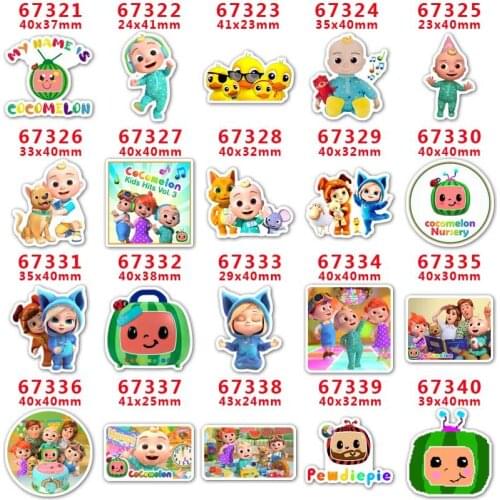 DIY Craft Supplies Sewing Accessories Cartoon Baby Printed Planar Resins Mold 30 Pieces. PR-67321