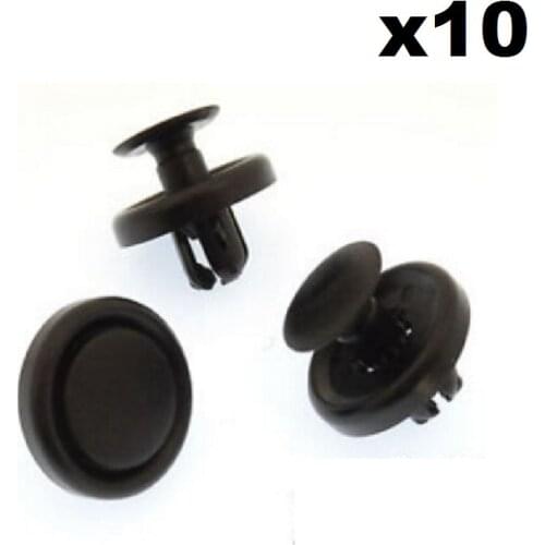 10x For Toyota Lexus Push Fit Plastic Rivet Trim Clip- Wheel Arch Lining Splashguard