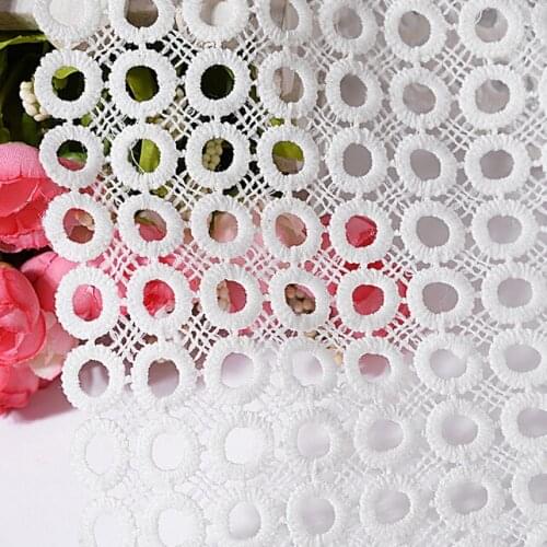 2017 High Quality African Guipure Lace Fabric For Wedding Dresses,Water Soluble Nigerian White French Lace Fabric For Sewing