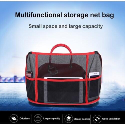 Car Seat Storage Mesh Bag Advinced Car Net Pocket Handbag Holder Organizer Auto Back Storage Bag Organizer The Car Accessories