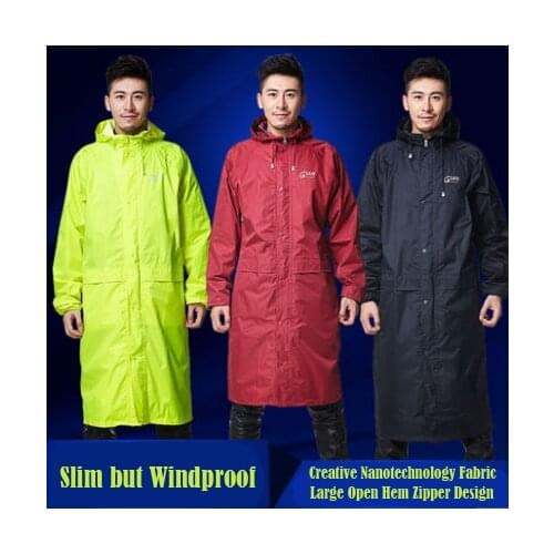 Men Womens Long Trench Raincoats Waterproof Outdoor Jacket burbe rry capa de chuva Poncho Casual Hooded Rainwear Free Shipping