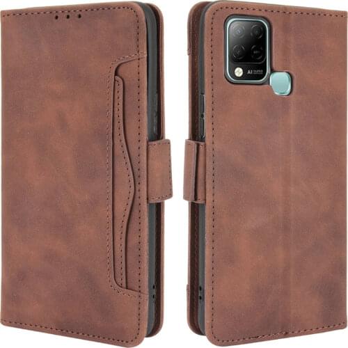 For Infinix Hot 10T 10S NFC 2021 Flip Case Leather Card Removable Book Shell infinix Hot 10S Case Hot10 S 10 T T10 Wallet Cover