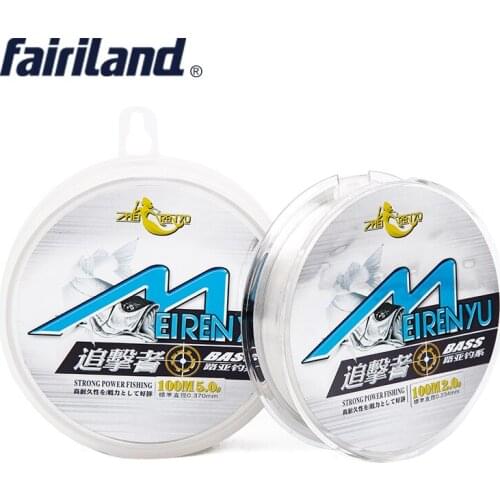 100M Best Fluorocarbon Fishing Line monofilament fishing line invisible fishing line carp fish fluorocarbon leaders lead core