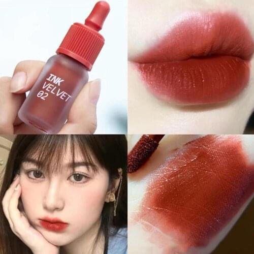 Matte Dyeing Lip Gloss Moisturizer Non-Stick Cup Lipstick Waterproof Long Lasting Lip Tint Korean Makeup Cosmetics Beauty RedLip