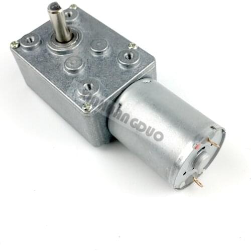 6V 24V Worm Gear Motor 12V Reducer DC High Torque Electric Motor Metal Gear Reverse Self Lock For Automation Equipment