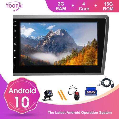 TOOPAI Android 10 For VOLVO S60 V70 XC70 2000-2004 Radio Auto FM Stereo Head Unit GPS Navigation Multimedia Player IPS SWC DSP