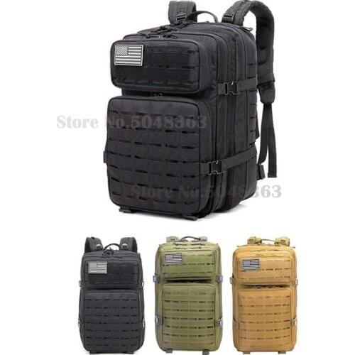 Hunting Tactical Molle Assault Backpack Rucksack Outdoor Sports Military Camping Hiking Trekking Pack Bag