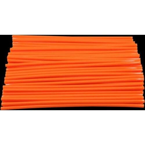 Orange Motorbike Wheel Rim Spoke Wraps Skins Cover Dirt Bike Off-Road YZ DRZ