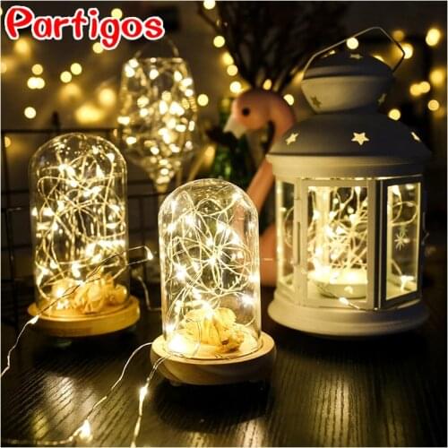 2M/5M LED Garland String DIY Fairy Lights for Glass Craft Bottle Valentines Day Gift Wedding Birthday Party Decoration Romantic