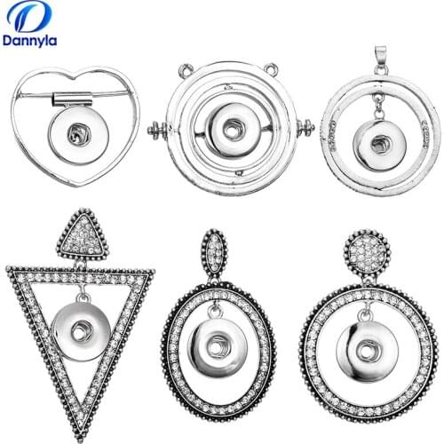 Unique designs of 2 patterns Snap Button fit snap bracelet for women LSNP123/124/125/129/130/131
