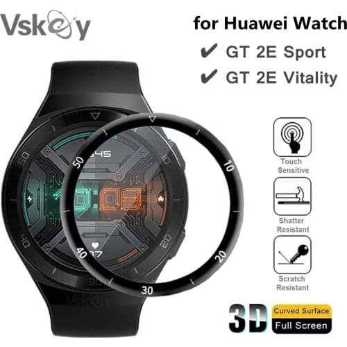 10PCS 3D Curved Soft Fibre Screen Protector for Huawei Wath GT 2e Full Cover Protective Film GT 2 46mm (No Tempered Glass)