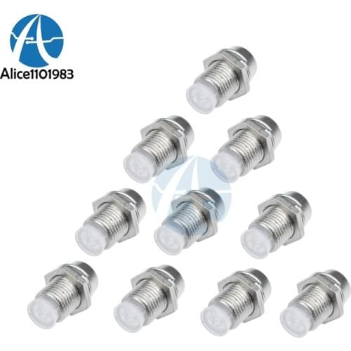10Pcs lot 5MM Chrome Silver Metal Bezel LED Holder Mount Panel Display Base Rubber Kit