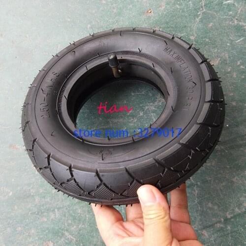 2.50-4 Tire + Inner TUBE tyre out tire For Gas & Electric Scooter Bike metal valve TR87 Scooter wheelchair wheel
