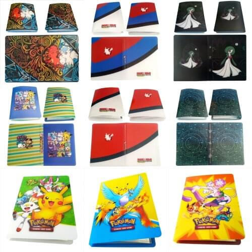 80pcs Pokemones Card Holder Book Album Playing Gx Box 80pcs Holder Pokemones Card Holder Card Case