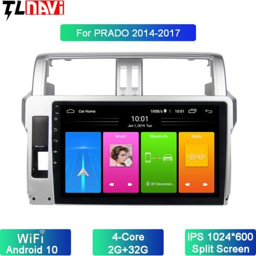Car Radio Multimedia no 2 din android Video Player Navigation GPS For Toyota LAND CRUISER PRADO 150 2013-2017
