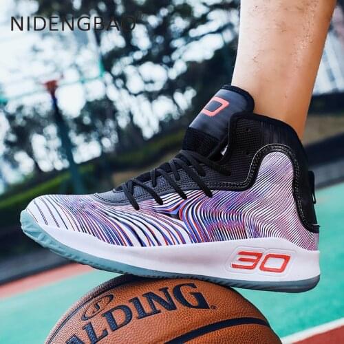 Mens Basketball Shoes Breathable Non-Slip Wearable Sports Shoes Gym Training Athletic Basketball Sneakers For Women Lovers