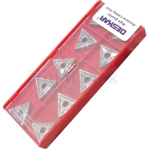 Free shipping TNMG160404-HA K10 TNMG160408-​​HA K10 DESKAR CNC lathe turning blades carbide blades can be used for cutting steel