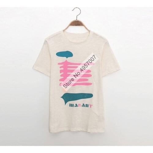 Elfbop Women Round Neck Short Sleeve Printing T-shirt Top