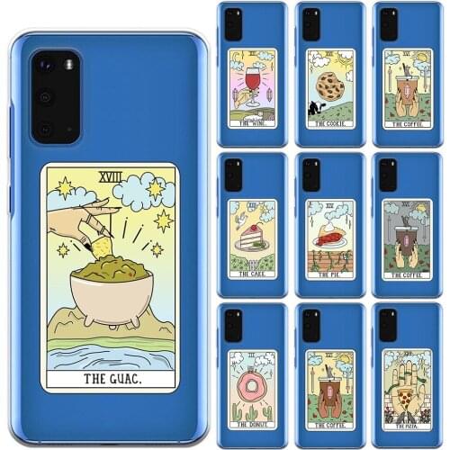 Aesthetic Art Pizza Coffee Case For Samsung S8 S9 S10 S20 Plus S20 Ultra 5G S10E S7 Edge Note 10 Lite Pro 9 8 Silicone Cover