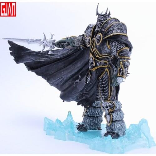 The Lich King World Of Warcraft Dc7 21cm Generation Death Knight Arthas Menethil Dluxe Collector Figure Gift Anime Toy model