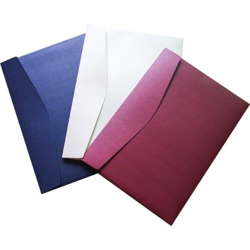 20pcs/set 230mX320m Pearl Envelope C4 Size Vintage Paper Envelope for Documents, Files, Photo Storage Drop Shipping