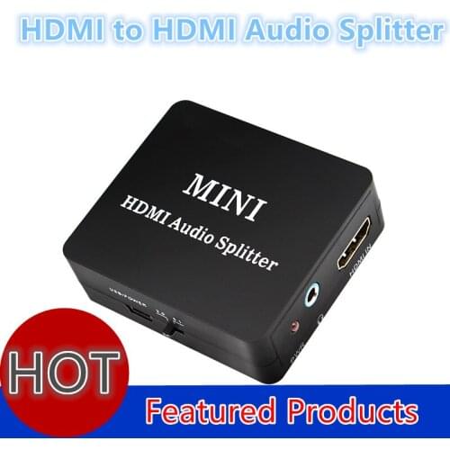 MINI HDMI Audio Splitter 5.1 HDCP 1.2 Audio Converter HDMI to HDMI SPDIF COAXIAL 1080p HDMI 2.0