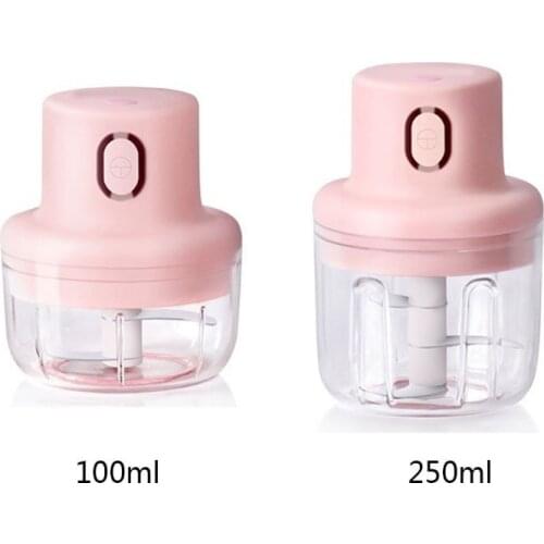 Multifunctional Electric Stirring Garlic Chopper Durable Hand Held Food Vegetable Fruit Dicers Safe Baby Food Salad for Garlic