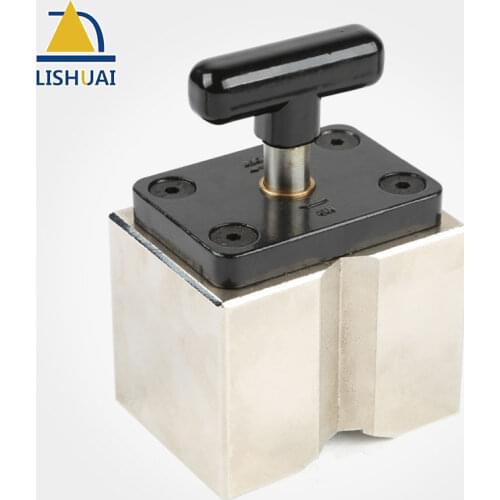 LISHUAI Powerful On/off 185kg Square Welding Magnet/Neodymium Magnet Welding Clamp Used as Welding Accessories big size