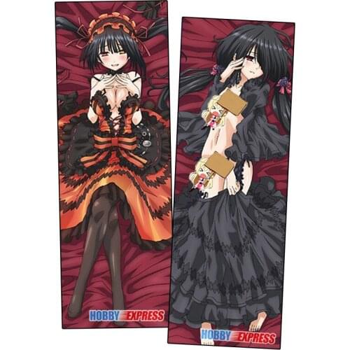 Hobby Express Anime Dakimakura Japanese Otaku Waifu Hugging Body Pillow Cover Kurumi Tokisaki Date A Live YCDS251