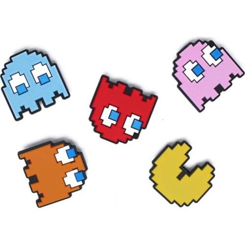 Novelty Single Sale 1pc PVC Game Shoe Charms Shoe Accessories Shoe Decoration for Croc JIBZ/ Wristbands Kids Party Xmas Hot Sale